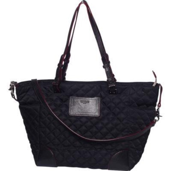 MZ Wallace Handbags - MZ Wallace Quilted Black City Tote w/Crossbody